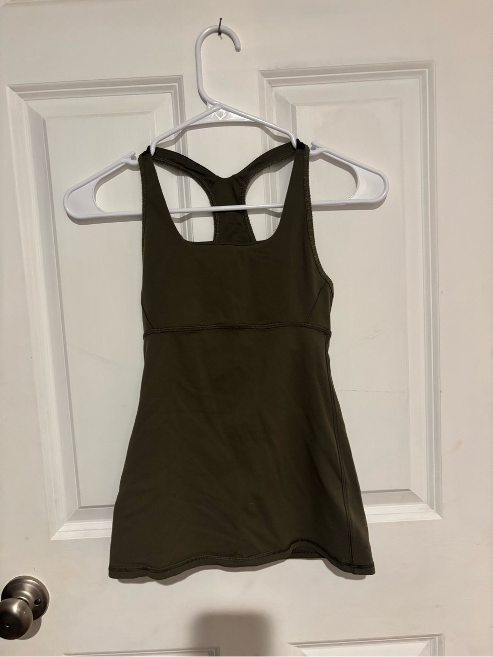 Lululemon Olive Green Racerback Tank Top